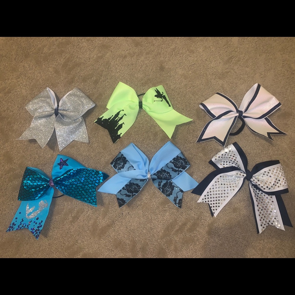 CHEER BOWS, HAIR BOWS
